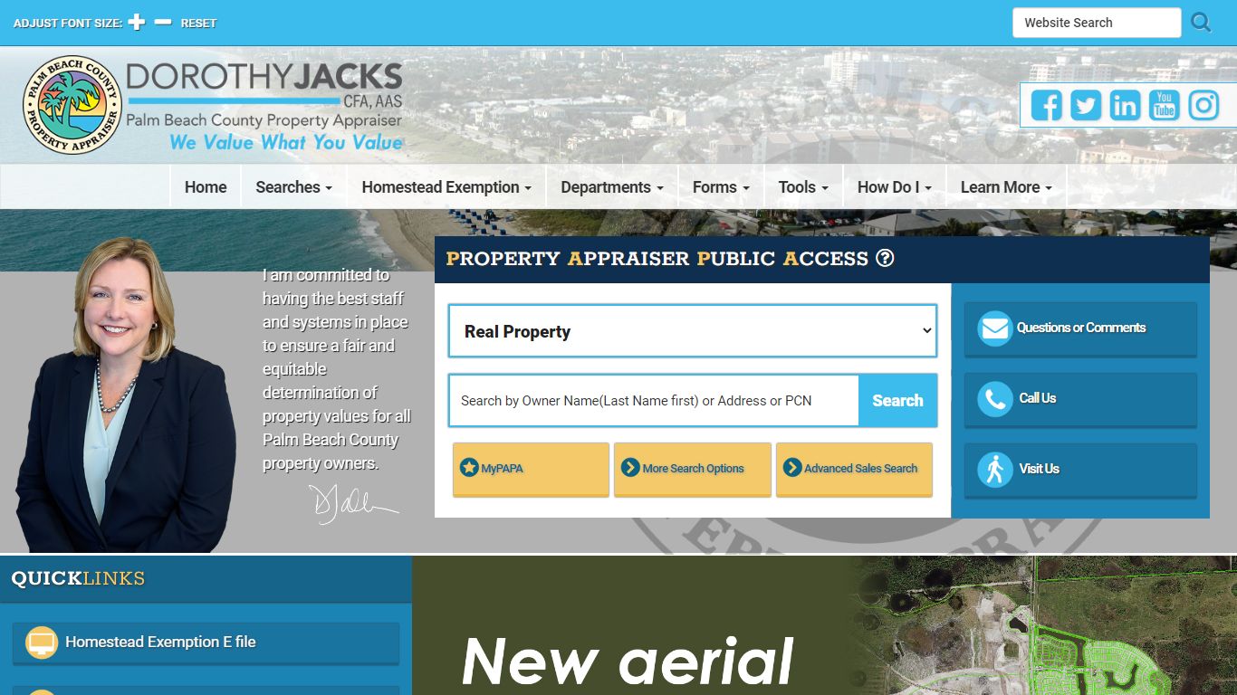 Property Appraiser, Palm Beach County, Florida, USA